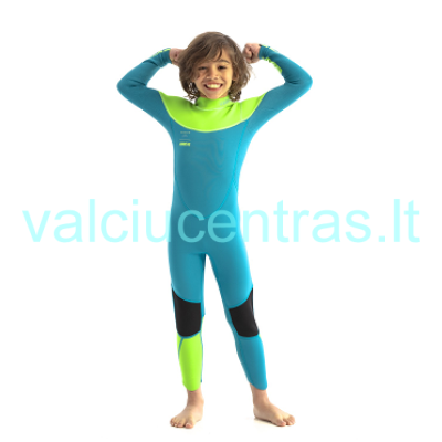 JOBE Boston 3/2mm vaikiškas neperšlampamas kostiumas žalsvos/mėlynos sp.